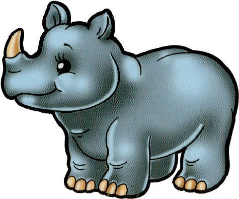 Rhino Clipart - Rhino Png Clipart (600x400)
