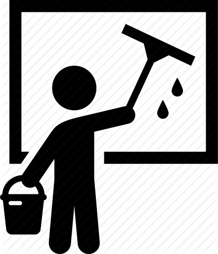 Window Cleaning Icon (441x512)
