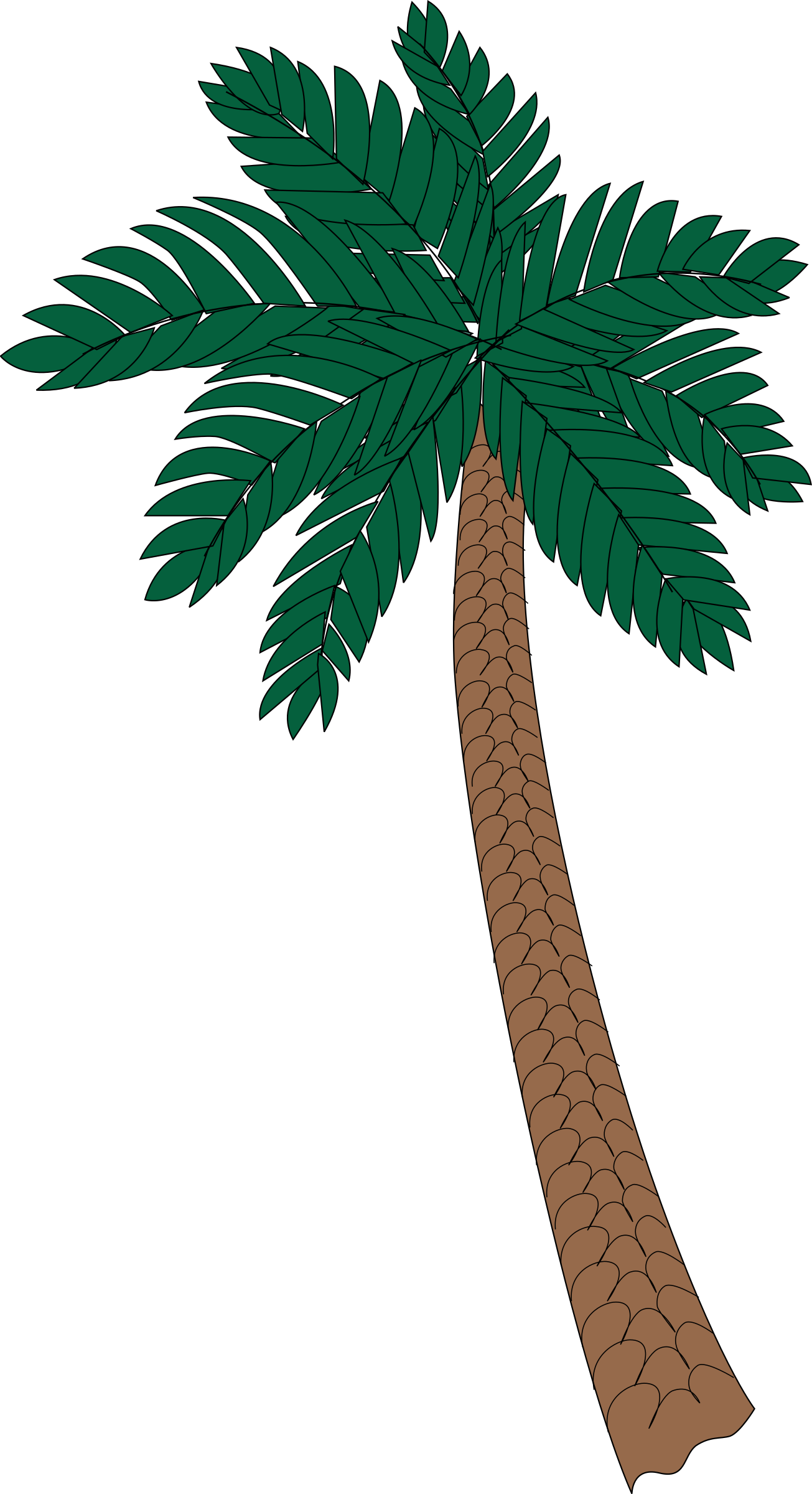This Free Icons Png Design Of Palm Tree 2 - Palm Tree 2 (1305x2400)