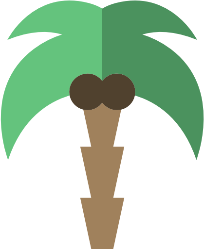 Palm Tree Free Icon - Palm Tree Icon Png (512x512)