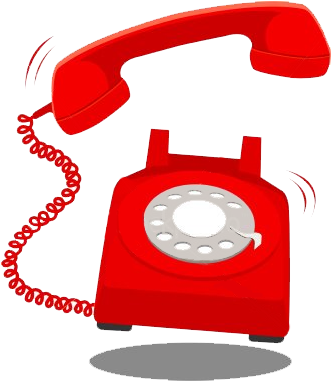 Accueil Téléphonique Clipart - Telephone Ringing (415x500)