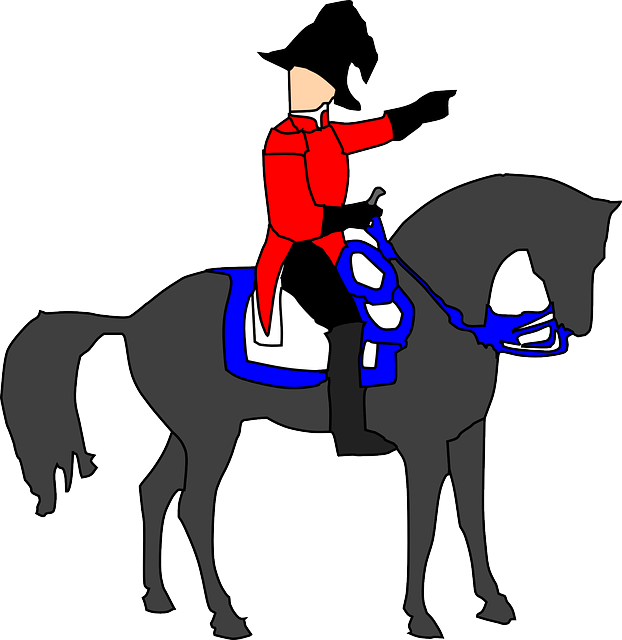 Napoleon Defeated British - Soldier On A Horse (622x640)