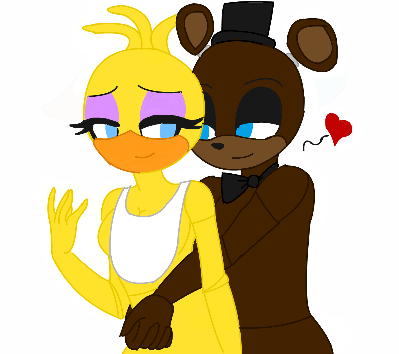 Toy Chica X Freddy By Chicafazchicken - Freddy And Toy Chica.