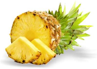 Strawberries - Inside Of A Pineapple (400x312)