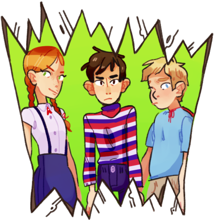 Up Movie House Cliparts - Monster House Dj And Jenny (500x459)