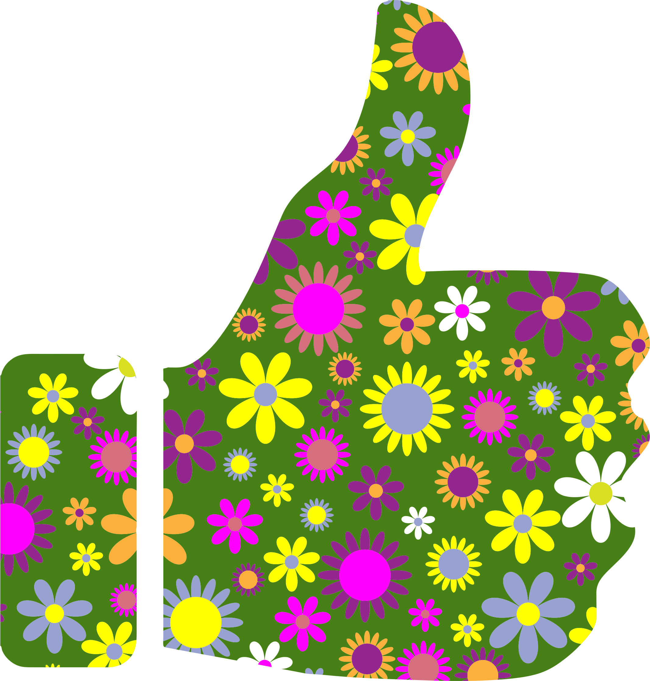 Clipart Of Thumbs Up And Thumbs Down - Green Thumbs Clip Art (2133x2234)