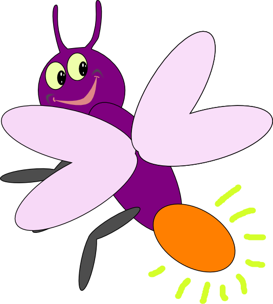 Lightning Bug Clipart - Lightning Bug Clip Art (534x594)