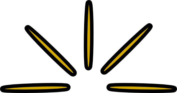 Free Vector Sun Rays Clip Art - Light Ray Clip Art (600x316)