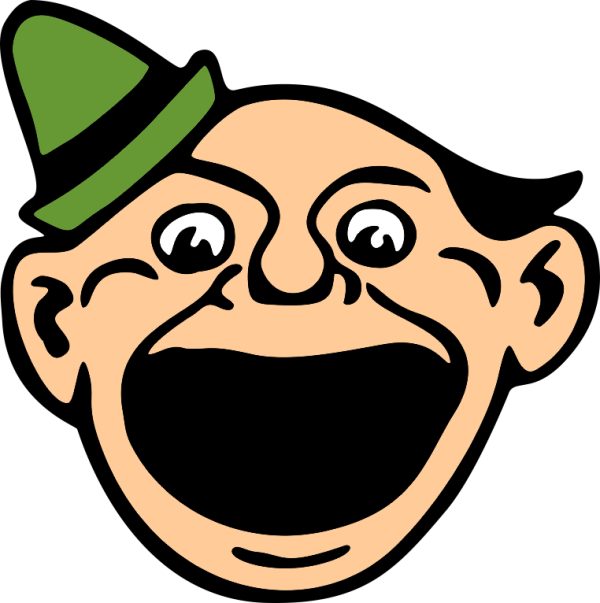 Bitmap Free Clipart - Big Mouth People Clipart (600x603)