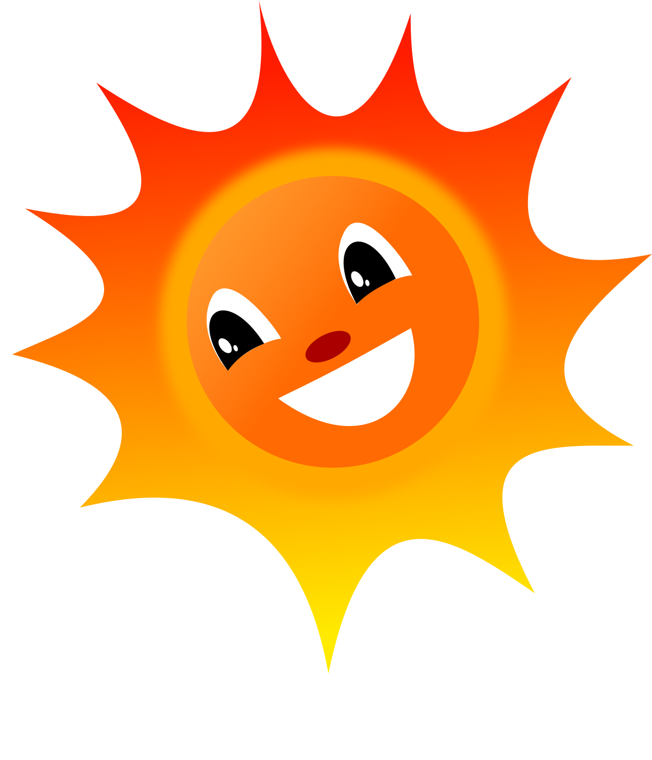 Hy Sunshine Clipart Free Clip Art Bay - Smiley Sun Png (1697x2400)