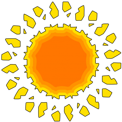 Sunshine Free Sun Clipart Public Domain Sun Clip Art - Myanmar Computer Company (400x400)