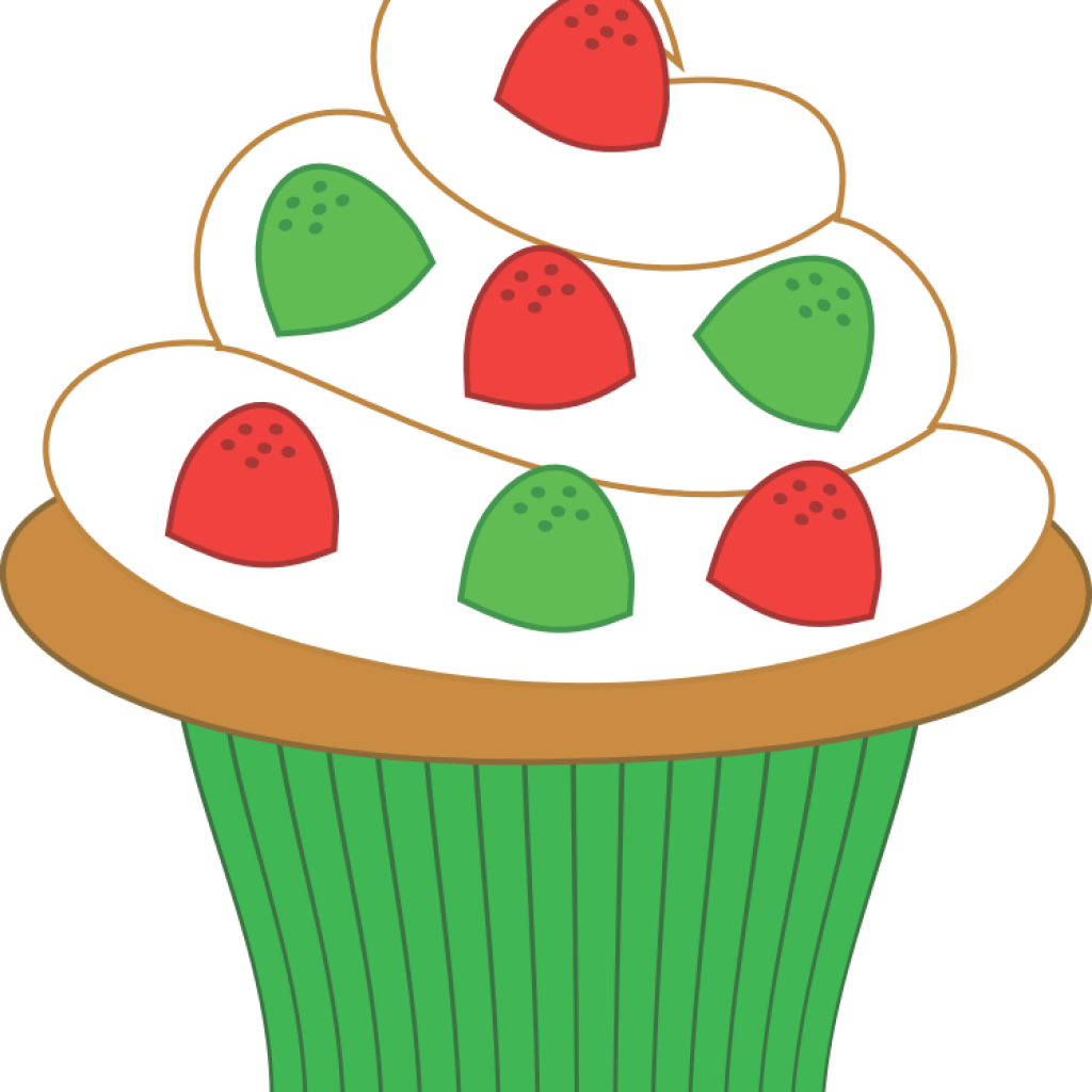 Cupcake Clipart Cupcake Clipart Free Download Clipart - Christmas Cupcake Clipart (1024x1024)