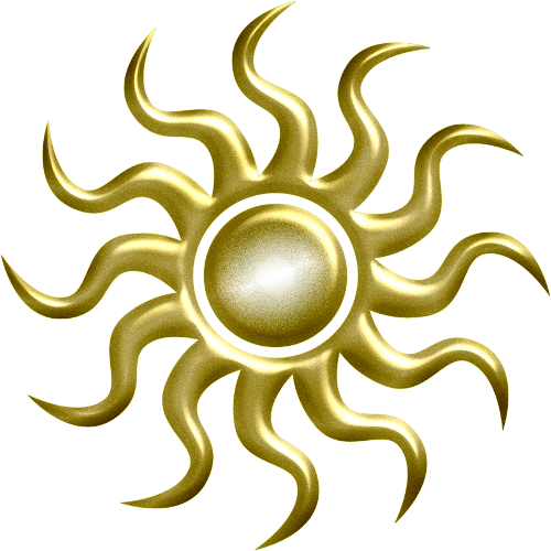 Sun 1 Png Clipart By Clipartcotttage - Fancy Sun (500x500)