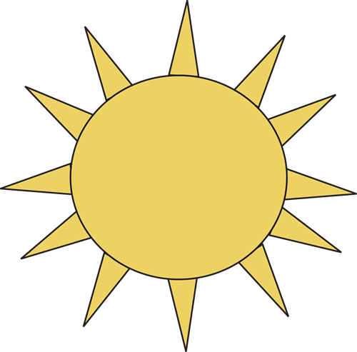 Sun For Letter S Clip Art - Clip Art (500x493)