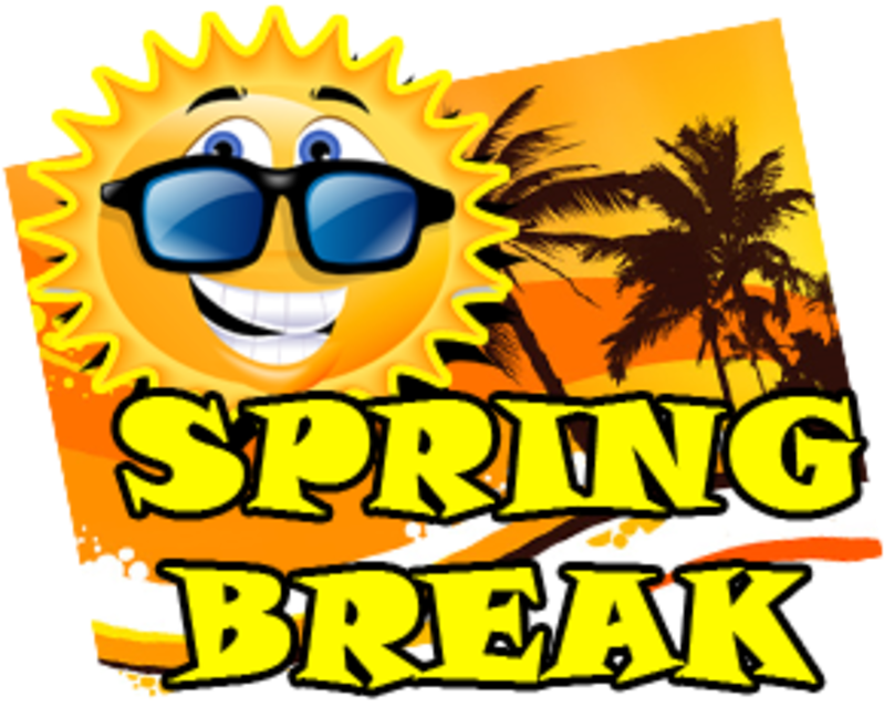 Sunshine Clipart Spring Break - Elementary School Spring Break 2016 (800x654)