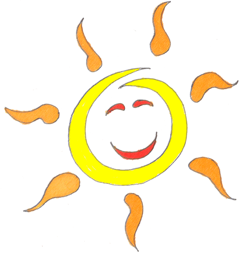 Half Sun A Perfect World Seasons Clipart Free Clip - Summer Sun Clip Art (830x870)