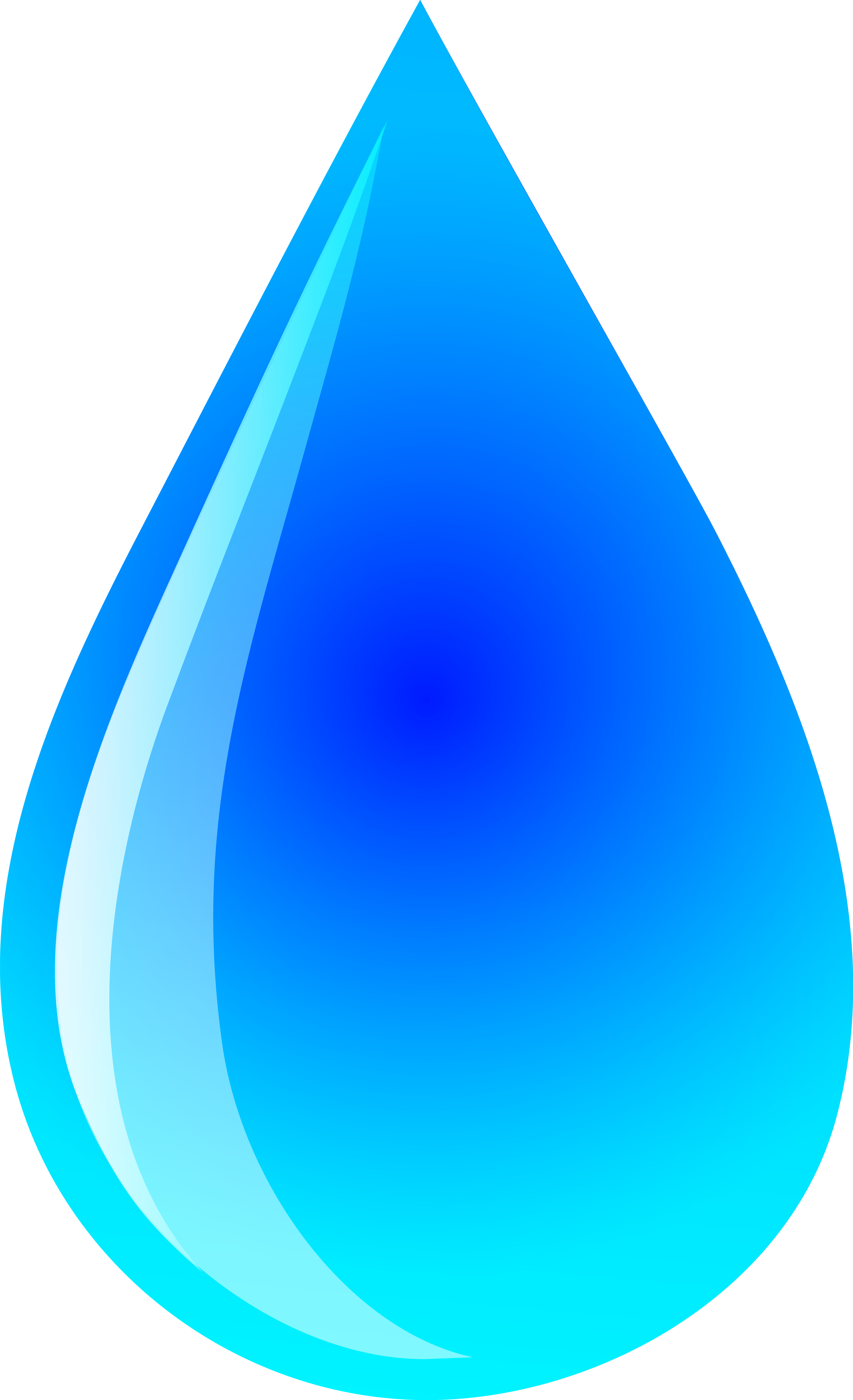 Rain Drops Clipart - Water Droplet Clipart Transparent (3837x6293)