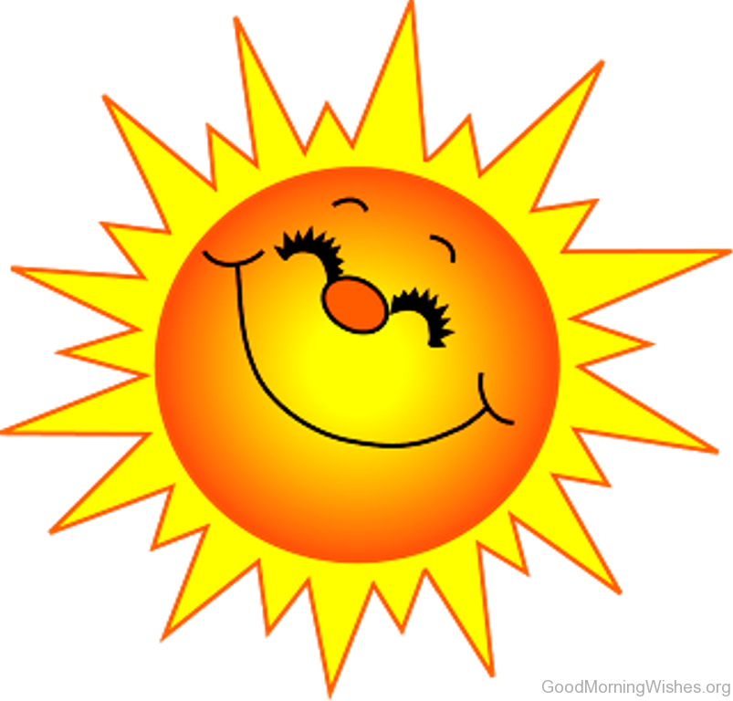 Good Morning Clip Art - Sun Clipart (803x768)