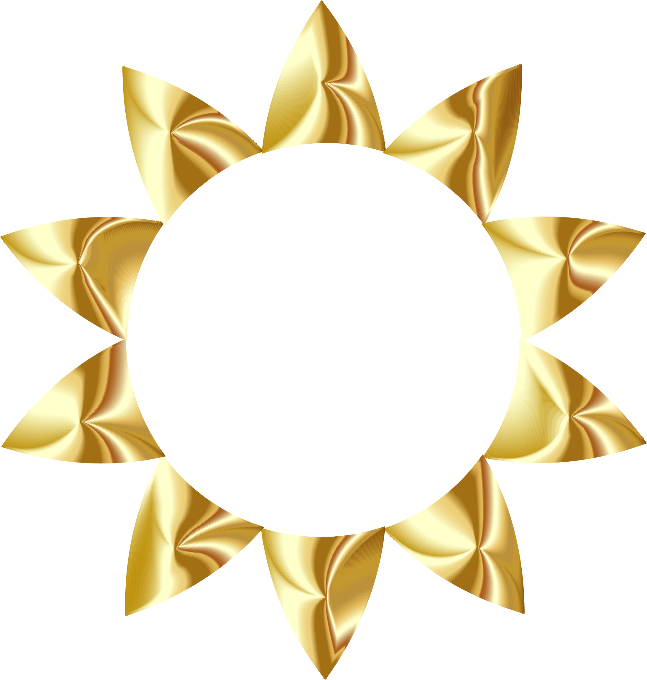 Clipart - Gold Sun No Background (2178x2286)