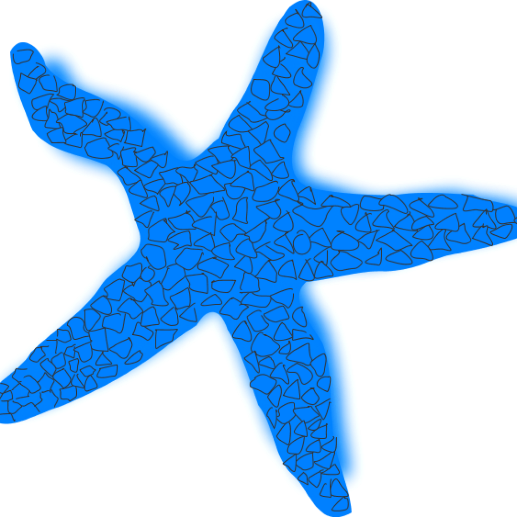 Starfish Clipart Blue Starfish Clip Art Clipart Panda - Blue Starfish Clip Art (1024x1024)