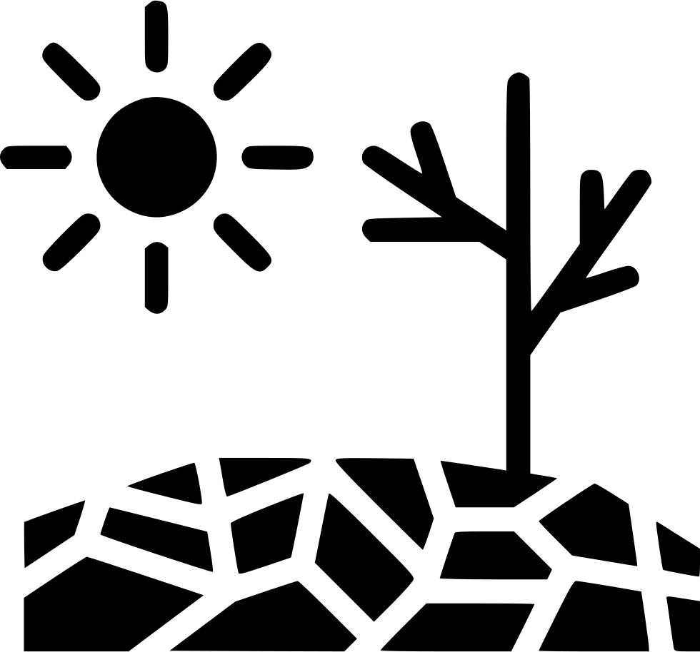 Drought Disaster Sun Comments - Drought Clipart Black And White (980x914)