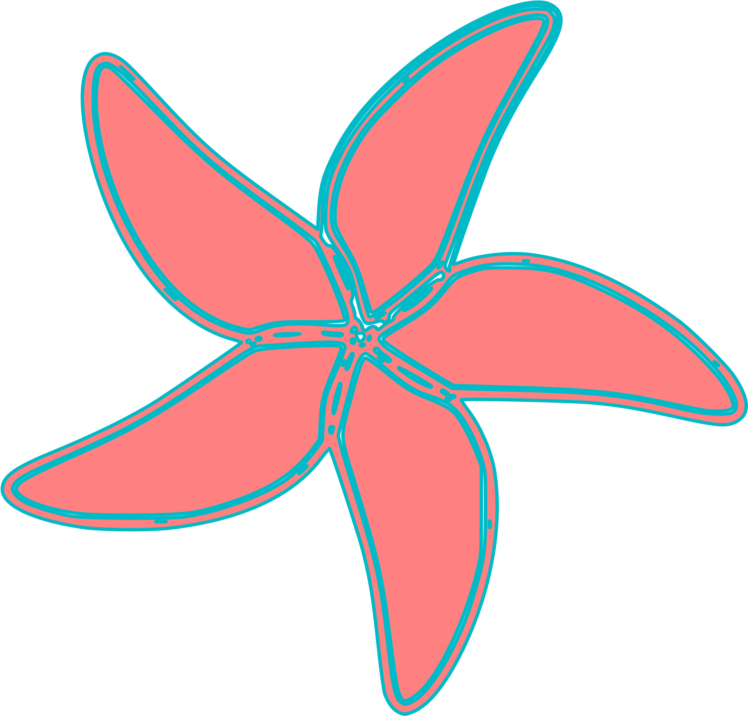 Very Simple Starfish - Simple Starfish (2400x3394)