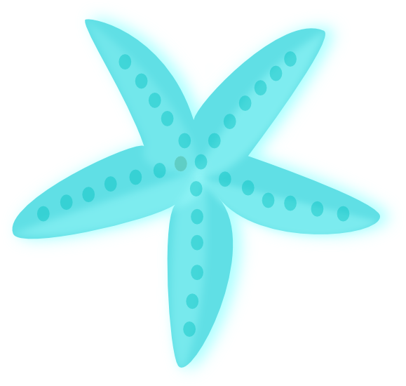 Green Starfish Clipart - Birthday (600x573)