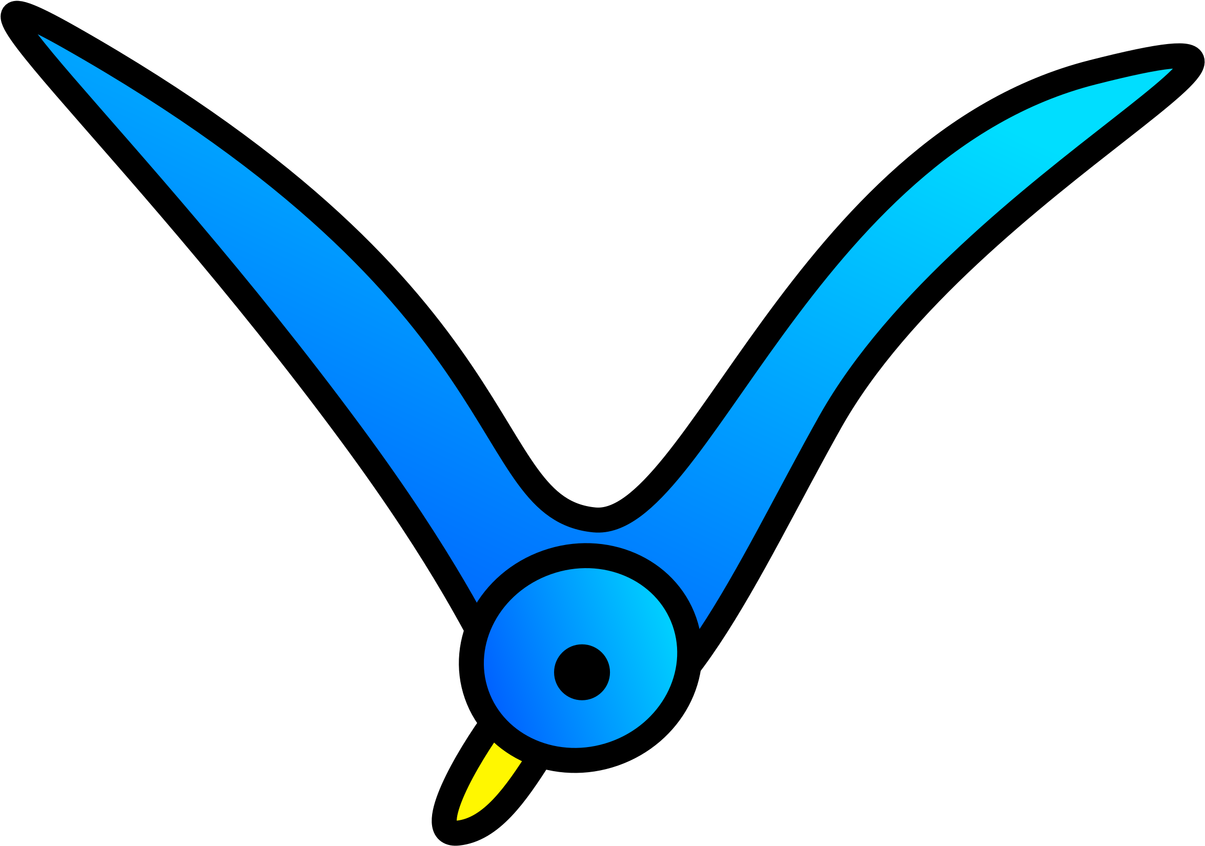 Big Image - Cartoon Drawing Flying Birds (2400x2400)
