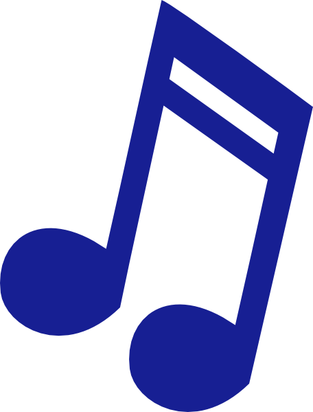 Music Notes Clipart Small - Music Note Clip Art (456x599)