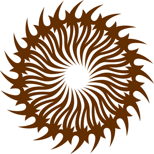Captivating Designs Sun Logo Clip Art At Clker - Clipart Of Chakra (600x600)