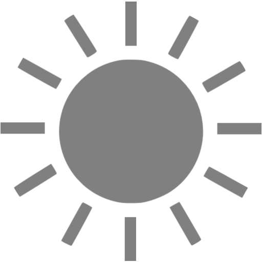 Grey Clipart Sun - Sun Icon Gif (512x512)