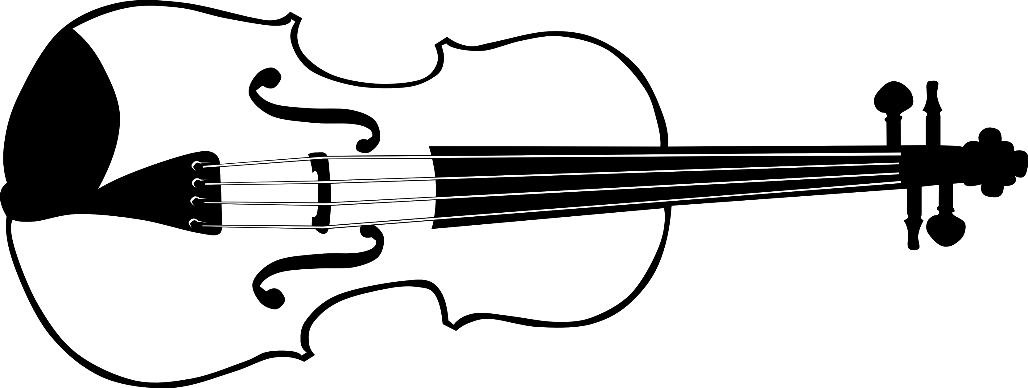 Violin - Clipart - Fiddler On The Roof (3333x1259)