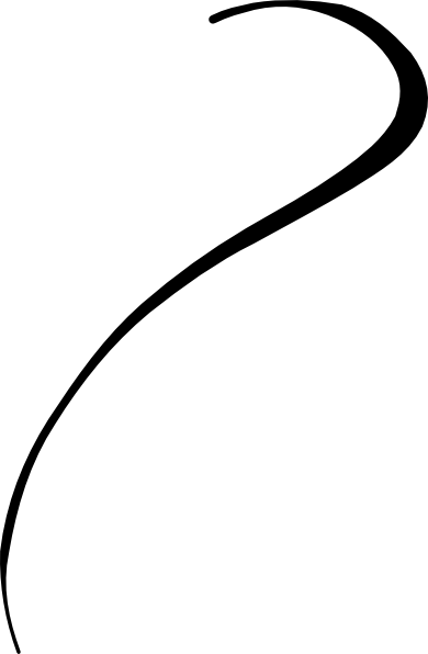 Line 7 Clip Art At Clker - Curvy Lines Png (390x596)