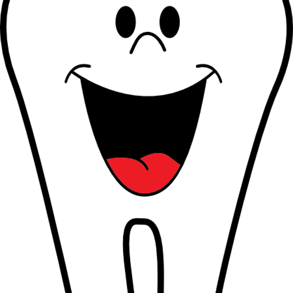 Tooth Clipart Smiling Tooth Clip Art At Clker Vector - Happy Tooth Png (1024x1024)