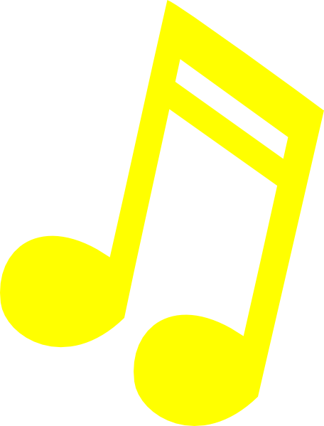 White Music Notes Transparent Background (456x599)