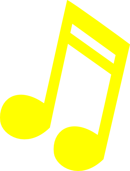 White Music Notes Transparent Background - (456x599) Png Clipart Download
