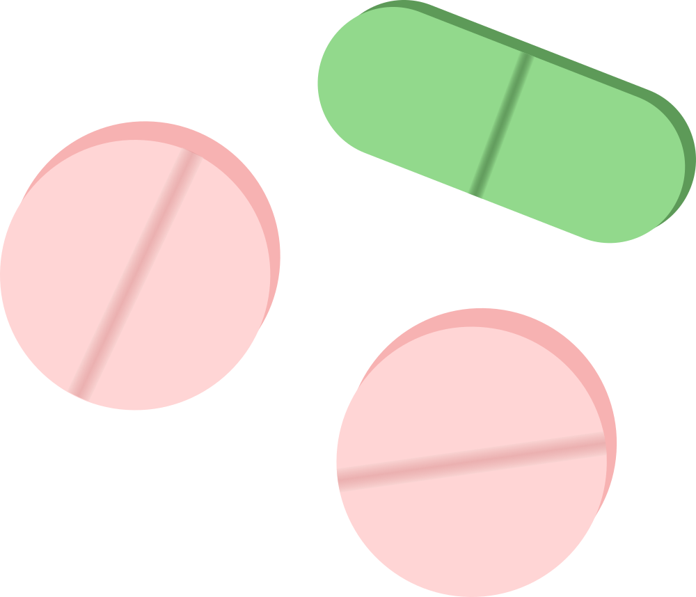 Pill Clip Art - Pink Phentermine Diet Pills (1000x858)