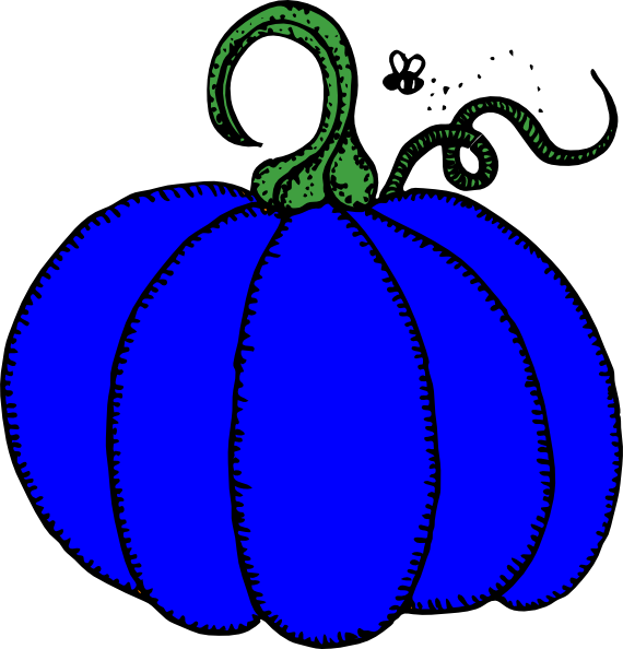 Lue Pumpkin Clip Art - Pumpkin Clip Art (570x594)