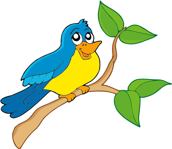 Blue Bird Clipart - Bird Clipart (600x600)