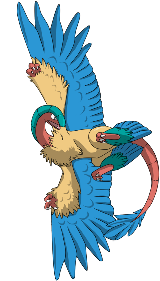 Bird Vertebrate Macaw Beak Chicken Galliformes Wing - Pokemon Archeops (546x916)