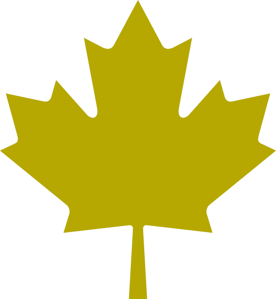 Maple Leaf Clipart October - Canadian Maple Leaf (553x599)