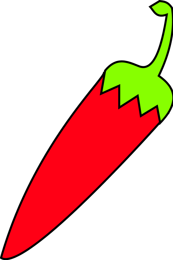 Clipart Of Chilli (1612x2400)