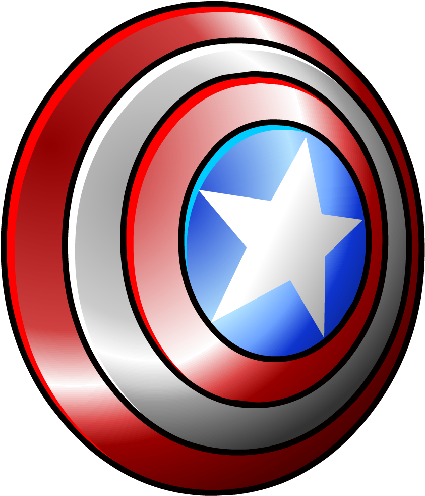 America Clipart Captain America Shield - Captain America's Shield Png (981x981)