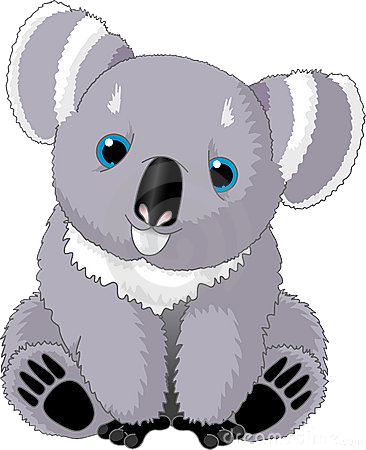09 Pm 104490 Cute Koala Just Head 4/21/2016 - Cute Koala Bear Cartoon (366x450)