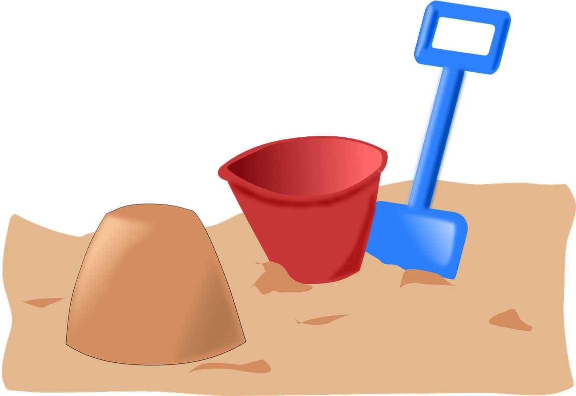 Sandbox Toys Beach Play Bucket Shovel Kids - Cartoon Bucket And Spade (1280x789)