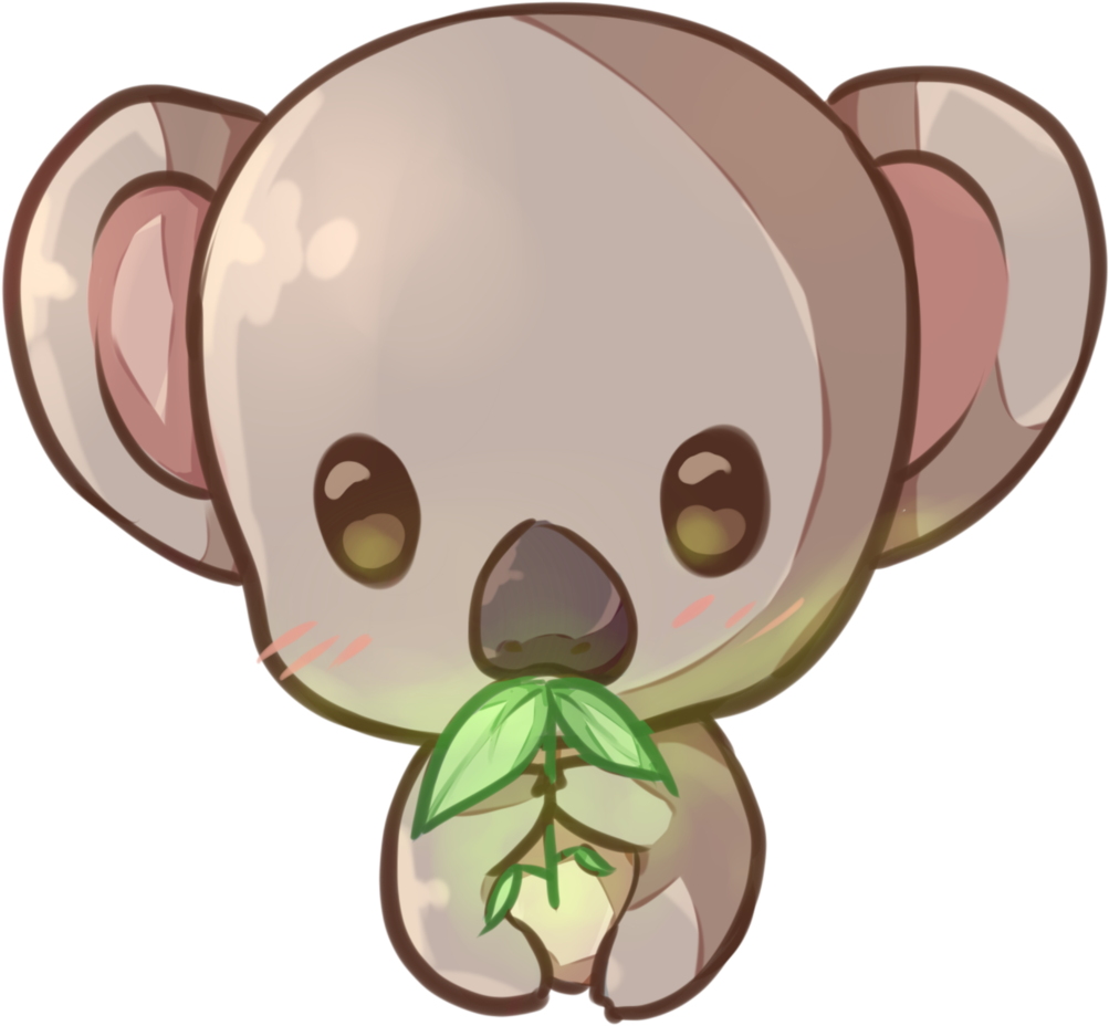 Kawaii Koala Copie By Dessineka On Deviantart - Kawaii Koala Png (1024x1024)