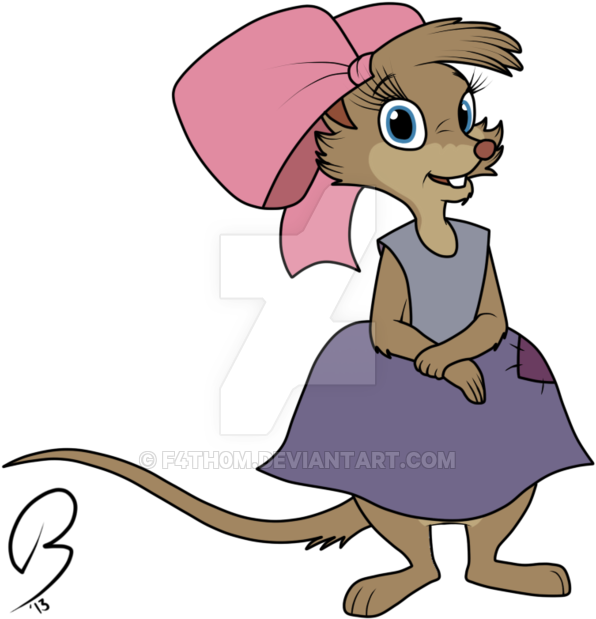 Teresa Brisby By F4th0m On Deviantart - Cartoon (600x625)