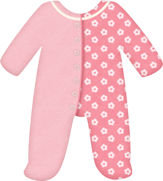 Baby Cloth And Toys Of The Baby Girl Clip Art - Baby Girl Clothes Clipart (682x807)