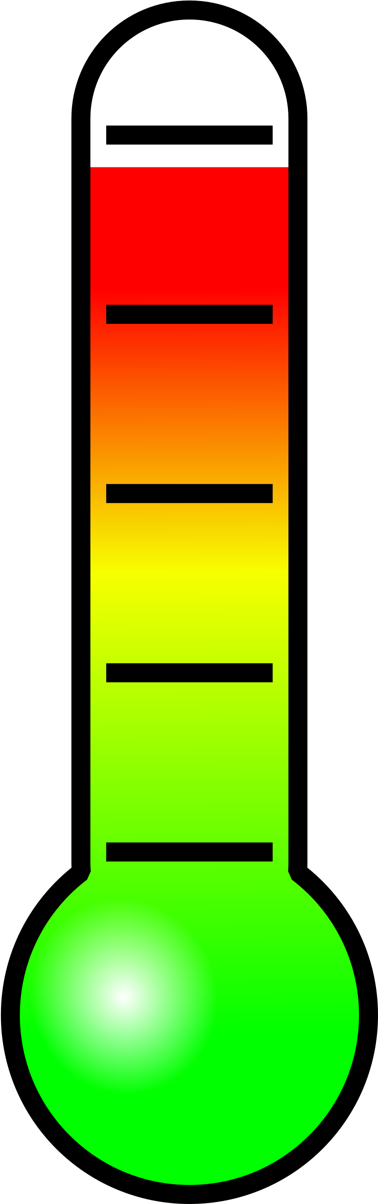 Hot Clip Art - Thermometer Clipart (640x1280)
