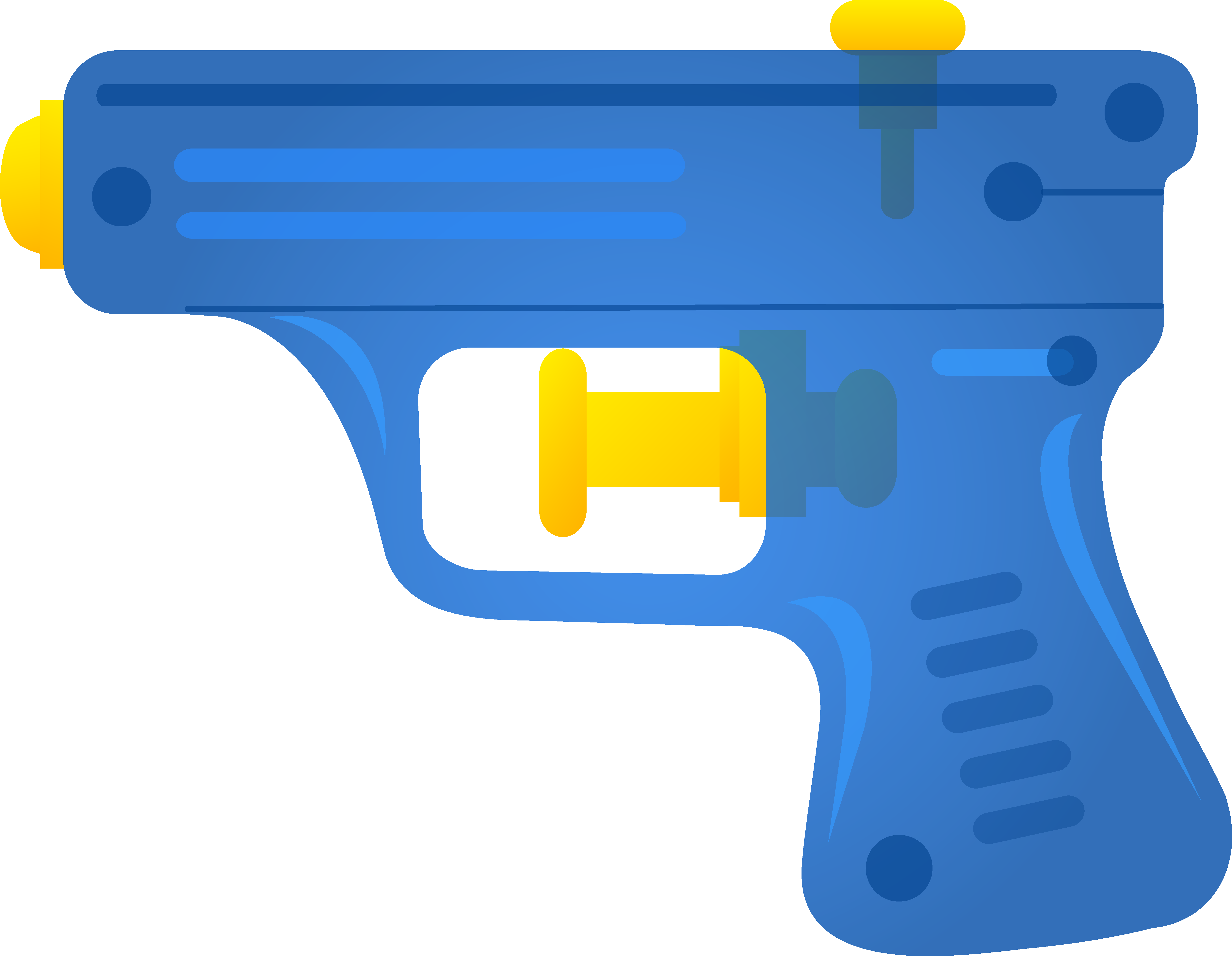 Clip Art Gun - Water Gun Clipart (6236x4841)
